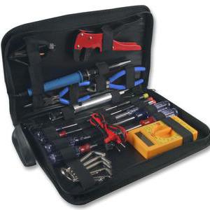 DURATOOL 25 Piece Electronic Tool Kit in a Zipped Tool Bag