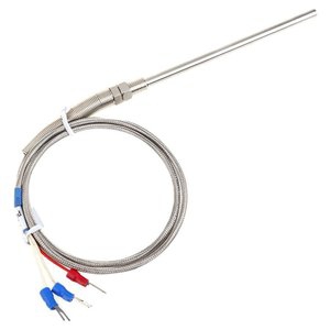 PT-100 5x100mm (2m) THERMOCOUPLE METAL CABLE