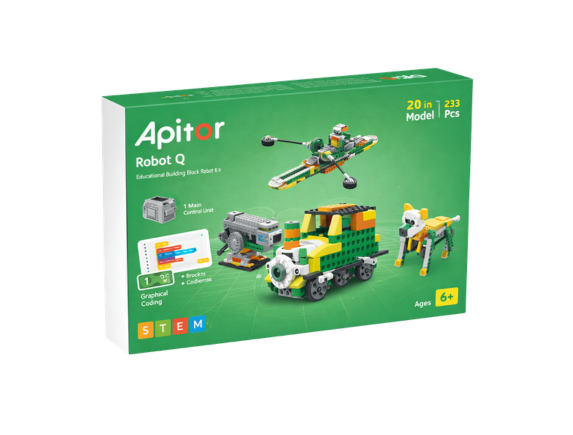Apitor Robot Q Educational Building Block Robot Kit 20-in-1 Models 233 Building Block
